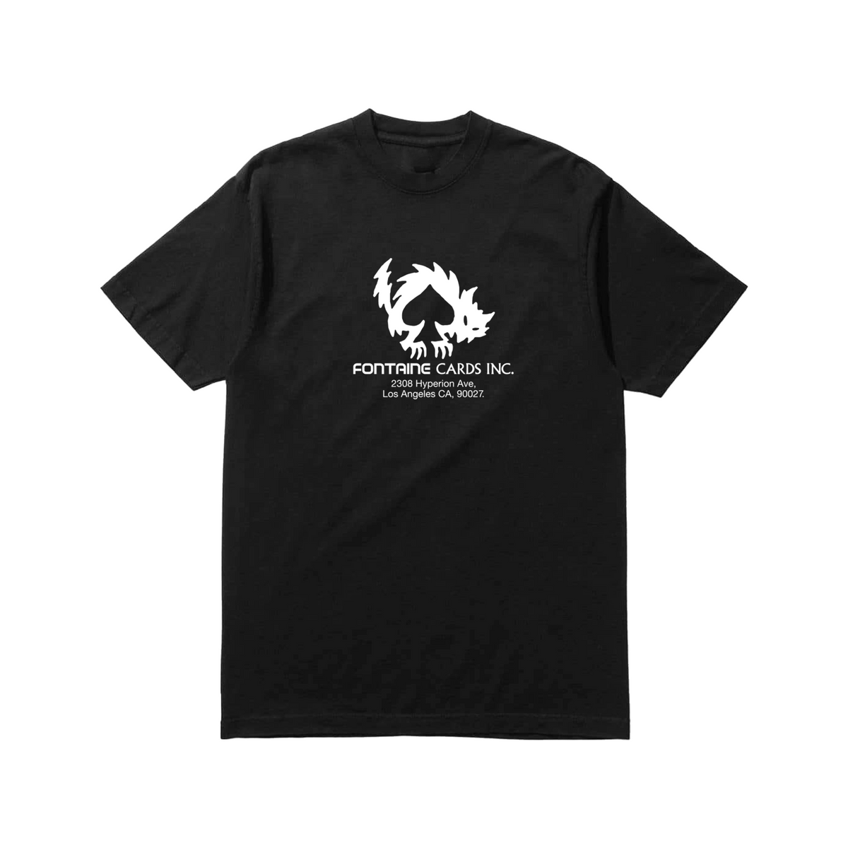 Spooky Cat T-shirt (Black)