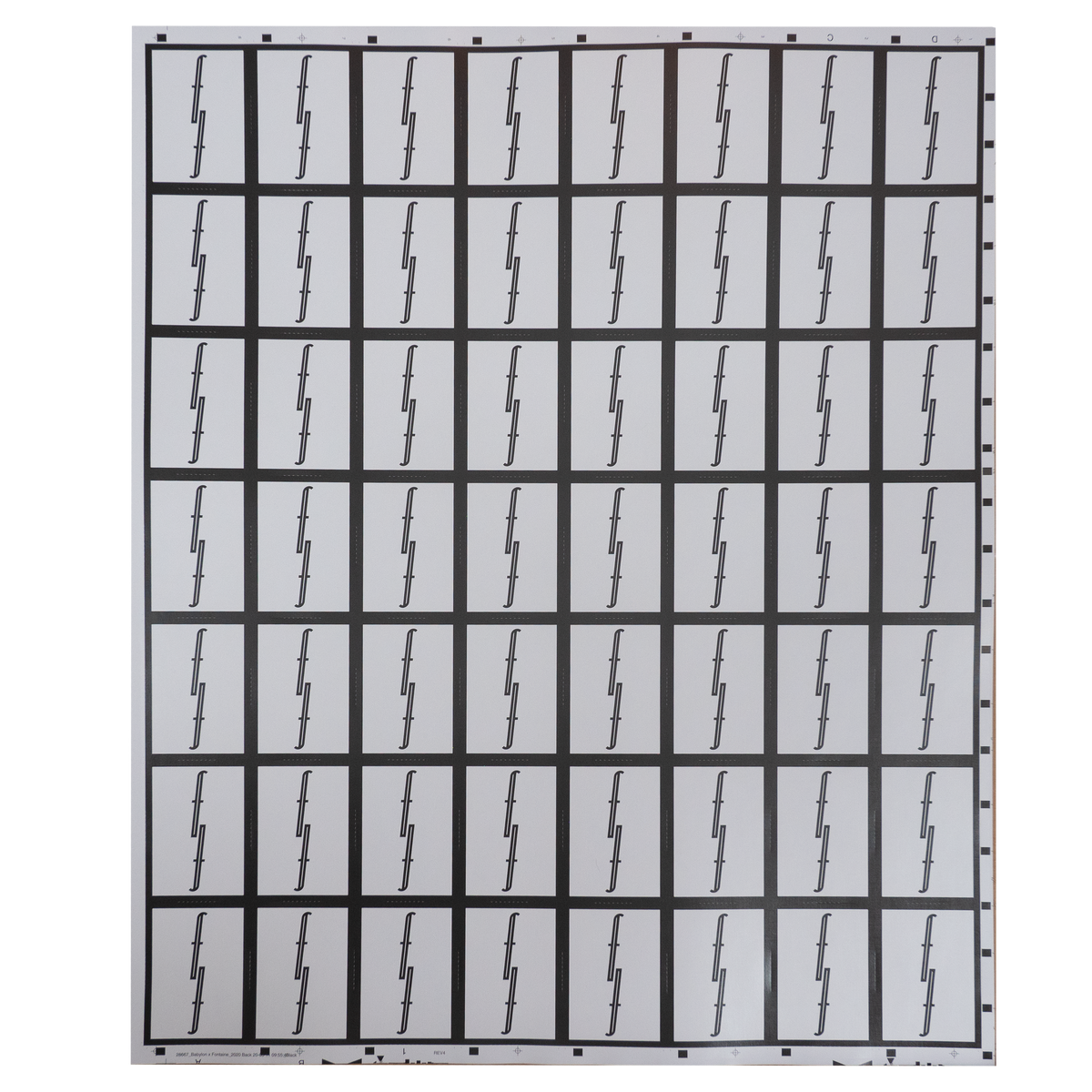 Babylon Uncut Sheet
