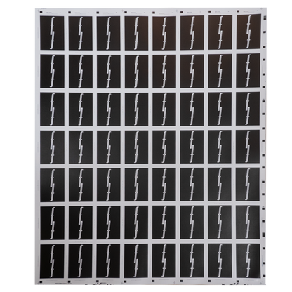 Black Uncut Sheet