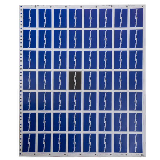 Blue Uncut Sheet