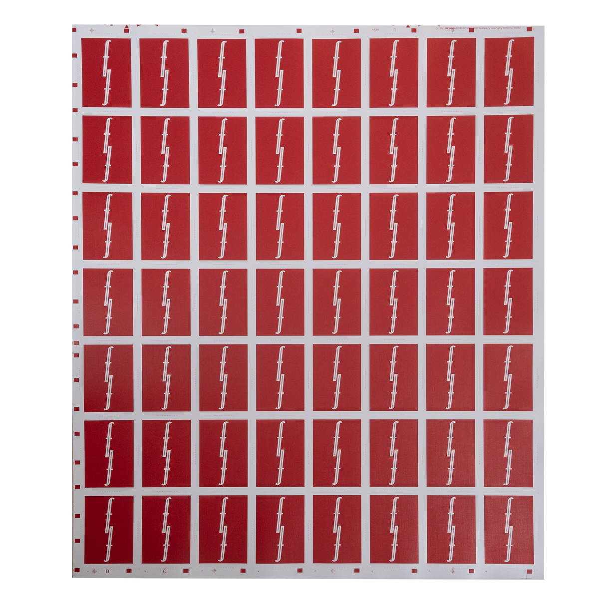 Cranberry Uncut Sheet
