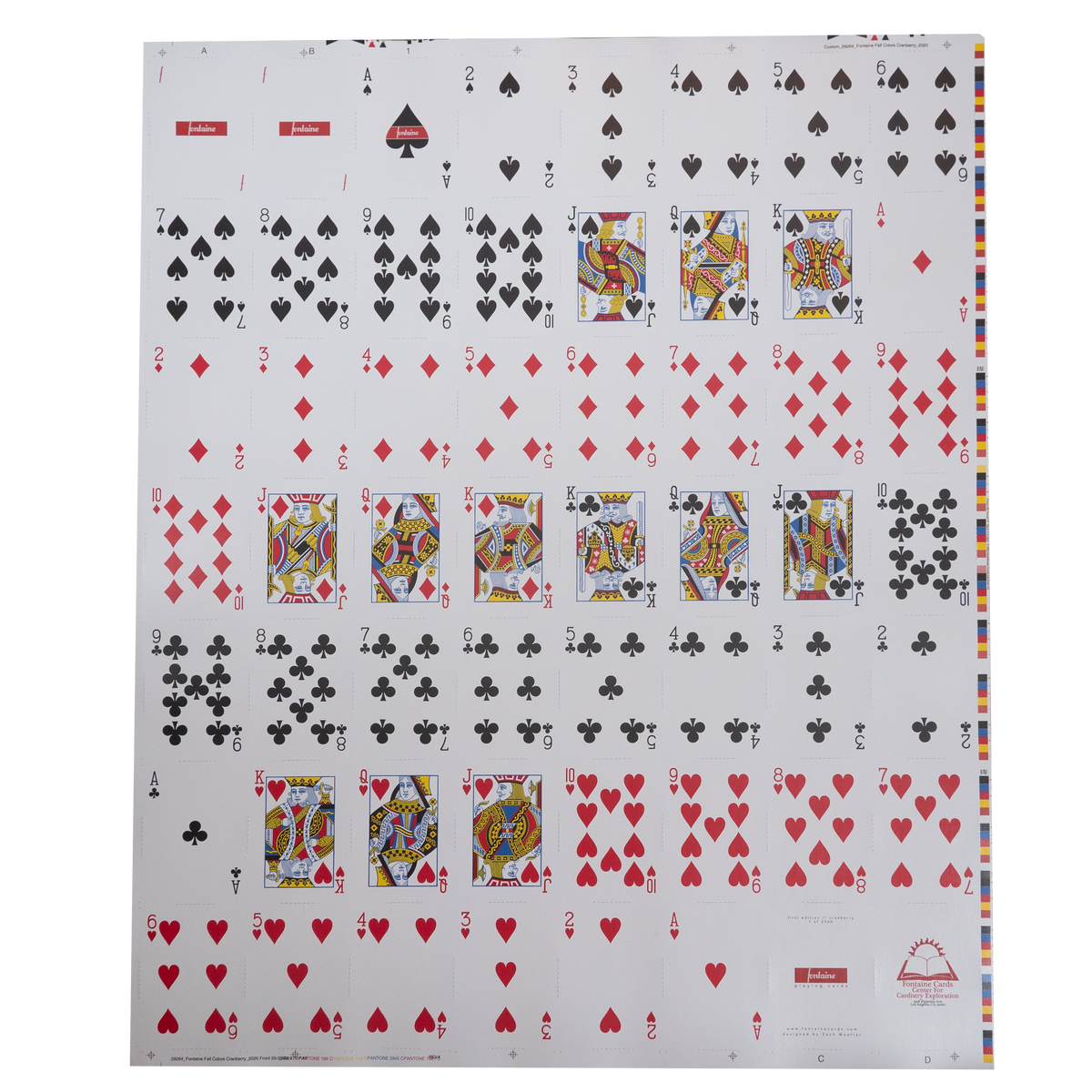 Cranberry Uncut Sheet