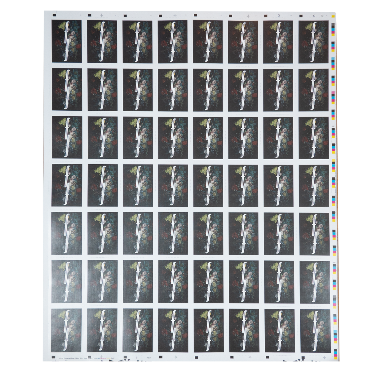 Floral Uncut Sheet