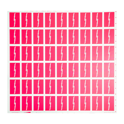 Raspberry Uncut Sheet