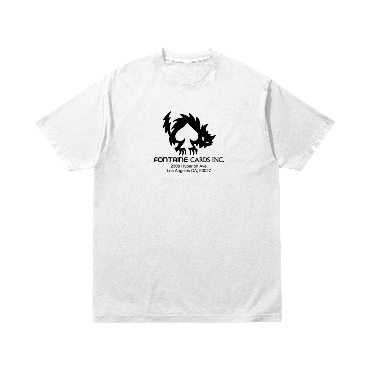 Spooky Cat T-shirt (White)