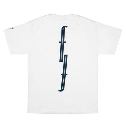 White / Navy Carrots Shirt
